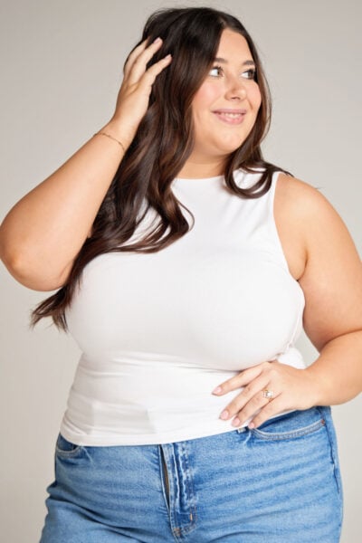 Plus Buttery Soft Every Day Tank | White
