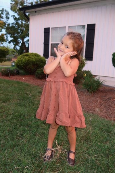 The Jones Youth Dress | Desert Sand